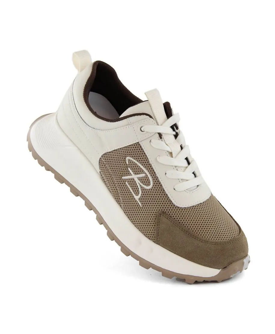 Artiker W HBH65 leather sports shoes beige