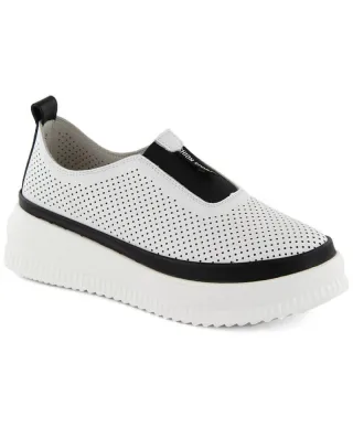 Artiker W HBH67 Zapatos de piel blanco