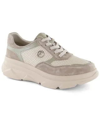 Deportivas Filippo W PAW531B piel beige