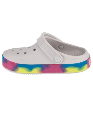 Klapki Crocs Off Court Glitter Band Kids Clog Jr 209714-1FS