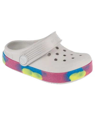 Klapki Crocs Off Court Glitter Band Clog T Jr 209717-1FS