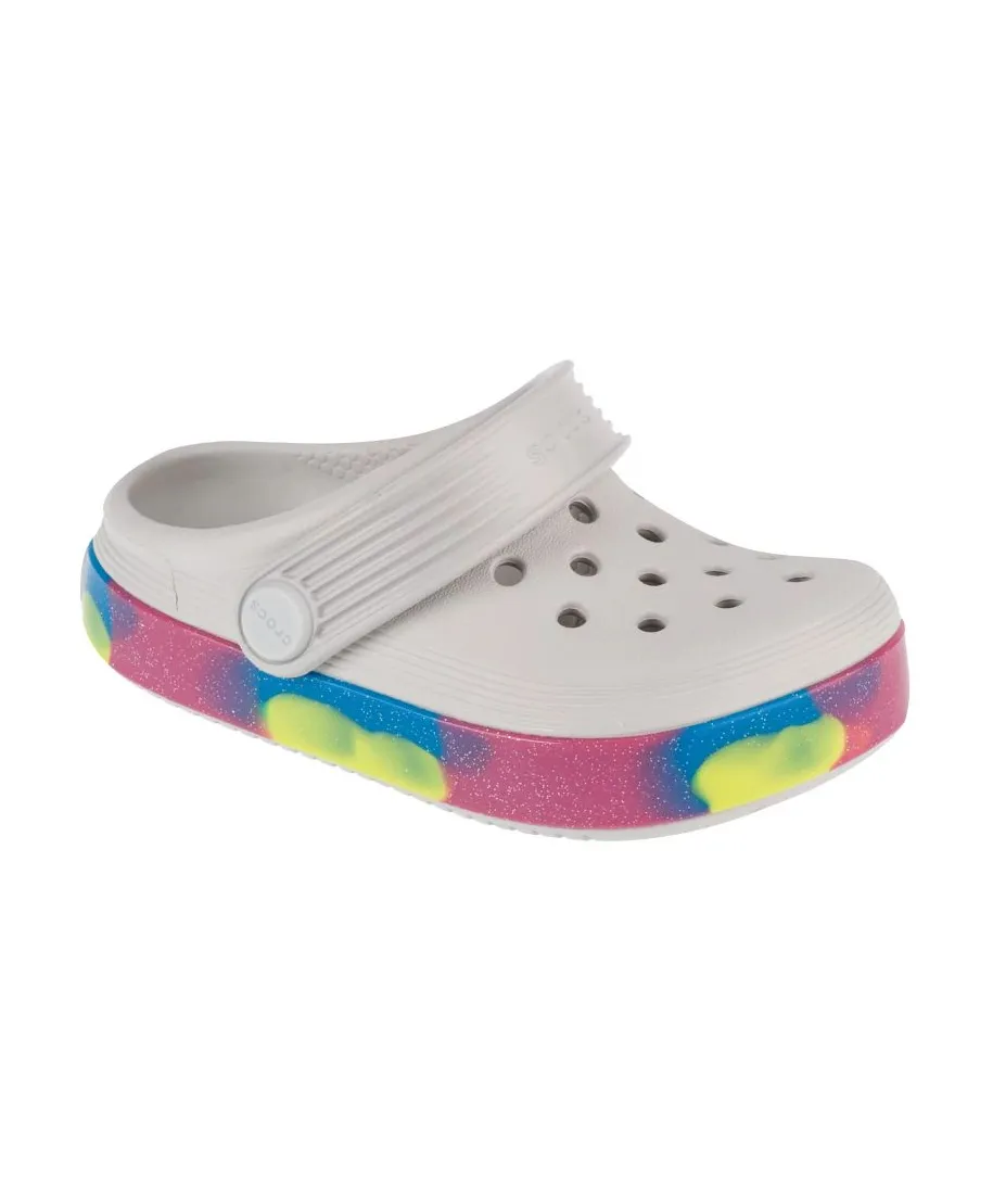 Klapki Crocs Off Court Glitter Band Clog T Jr 209717-1FS