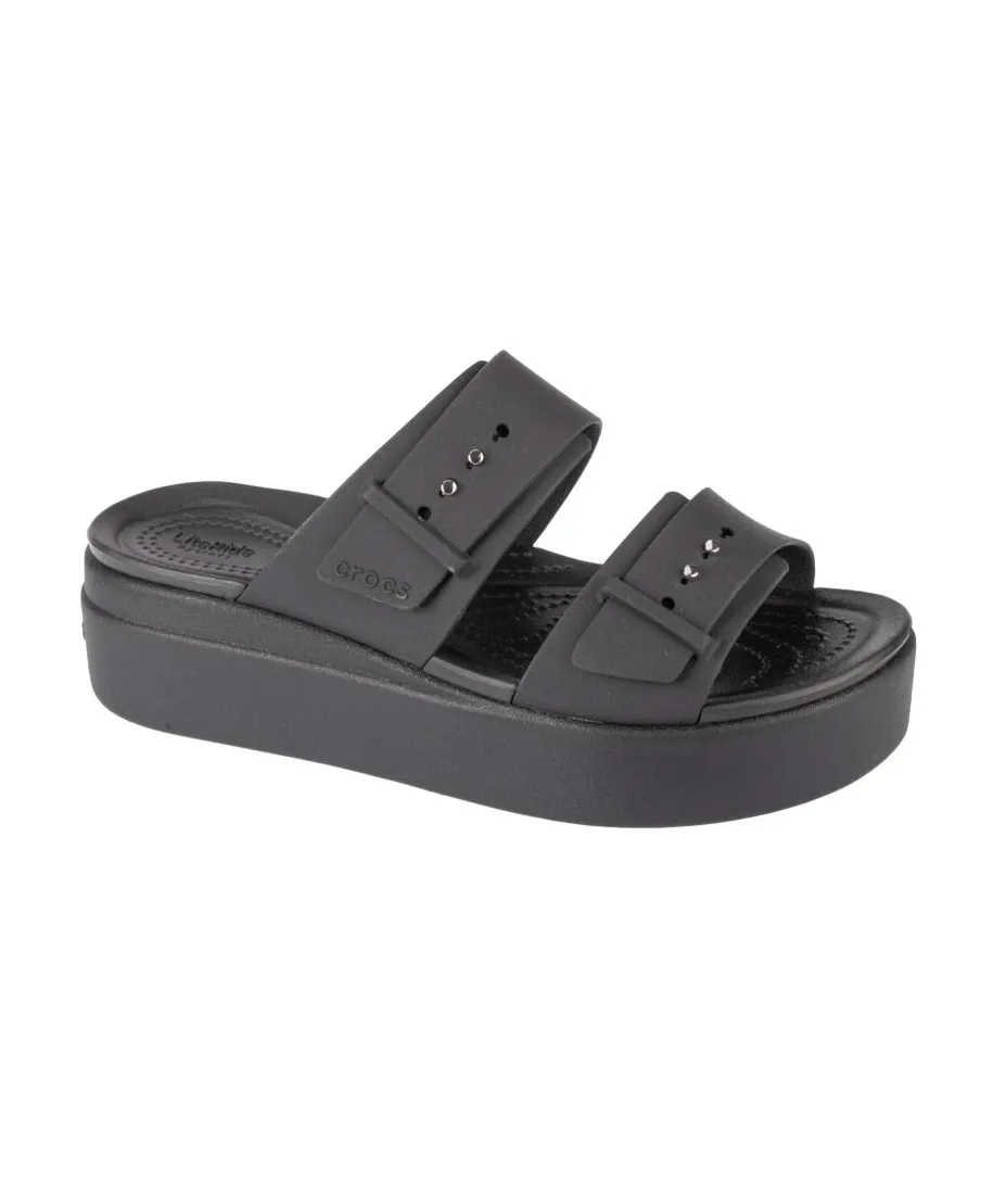 Klapki Crocs Brooklyn Low Wedge Sandal W 207431-001