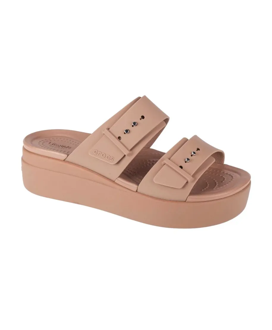 Klapki Crocs Brooklyn Low Wedge Sandal W 207431-2Q9