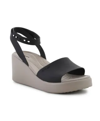 Sandały Crocs Brooklyn Ankle Strap Wedge W 209406-07H