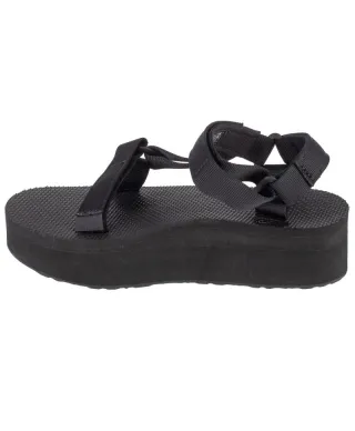 Sandalias universales con plataforma plana Teva W 1008844-BLK