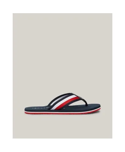 Japonki Tommy Hilfiger Massage Footbed Oly Beach Sandal M FM