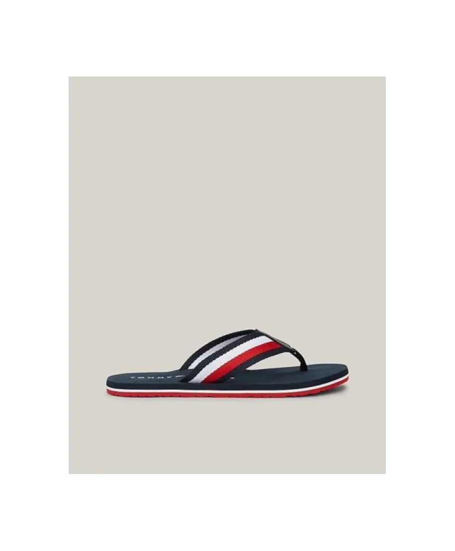 Japonki Tommy Hilfiger Massage Footbed Oly Beach Sandal M FM