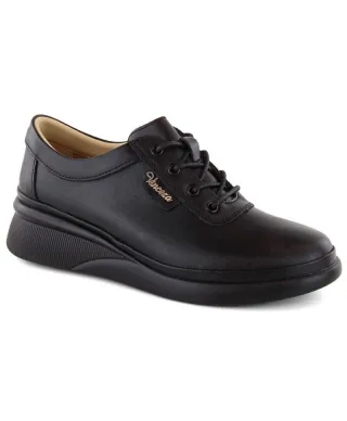 Leather shoes Vinceza W JAN314A black