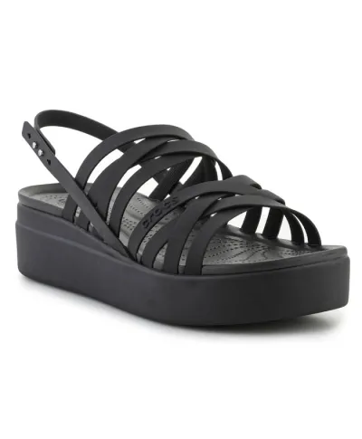 Sandały Crocs Brooklyn Strappy Lowwdg W 206751-001