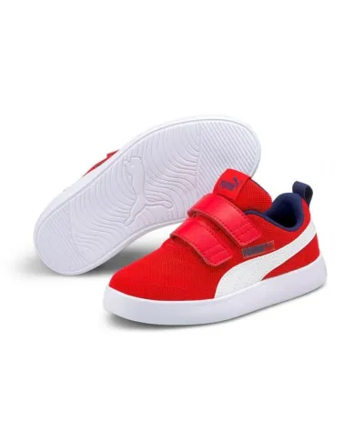 Buty Puma Courtflex v2 Mesh V Jr 371758 06