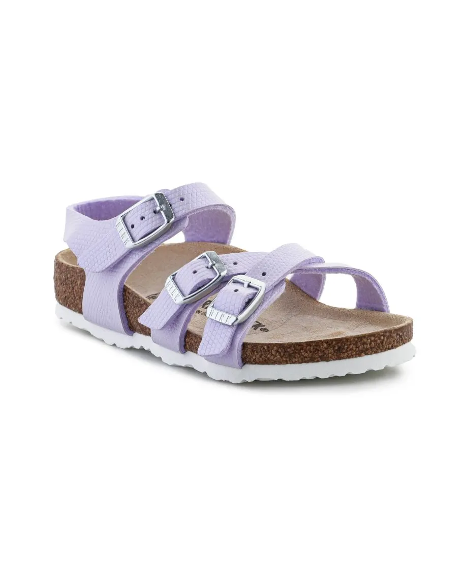 Sandały Birkenstock Kumba Shiny Lizard Jr 1026907