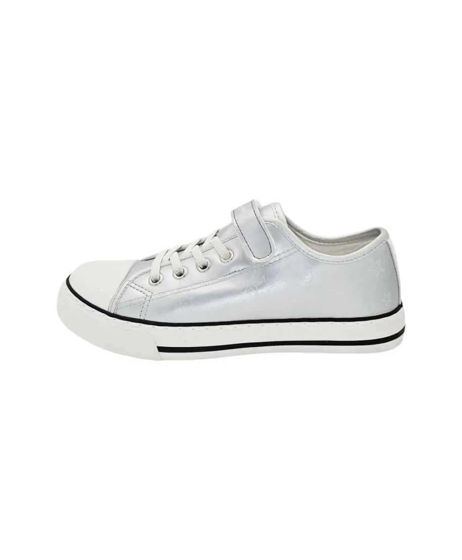 Pineapple Silver Trainers H2681