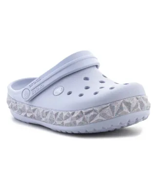 Klapki Crocs Crockband Geometric Glitter Band Clog Jr 210134