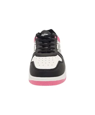 Shone Black Pink White Sneakers