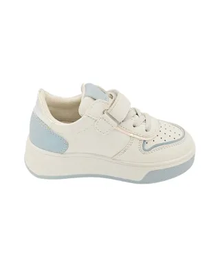 Sneakers White Baby Blue