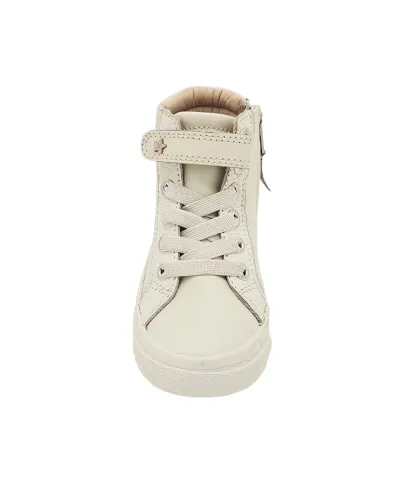 Mint Velvet White Lace Up Star Trainers