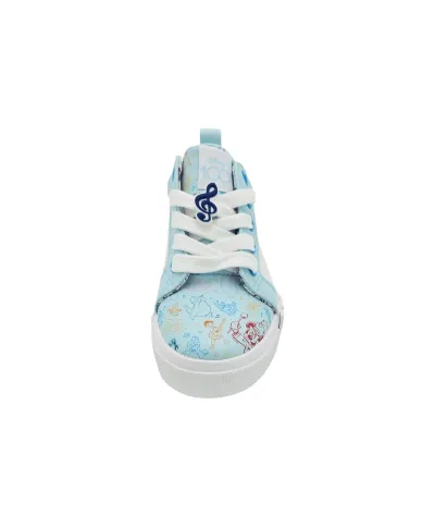 Ground Up Disney 100 Lace Up - Light Blue-White