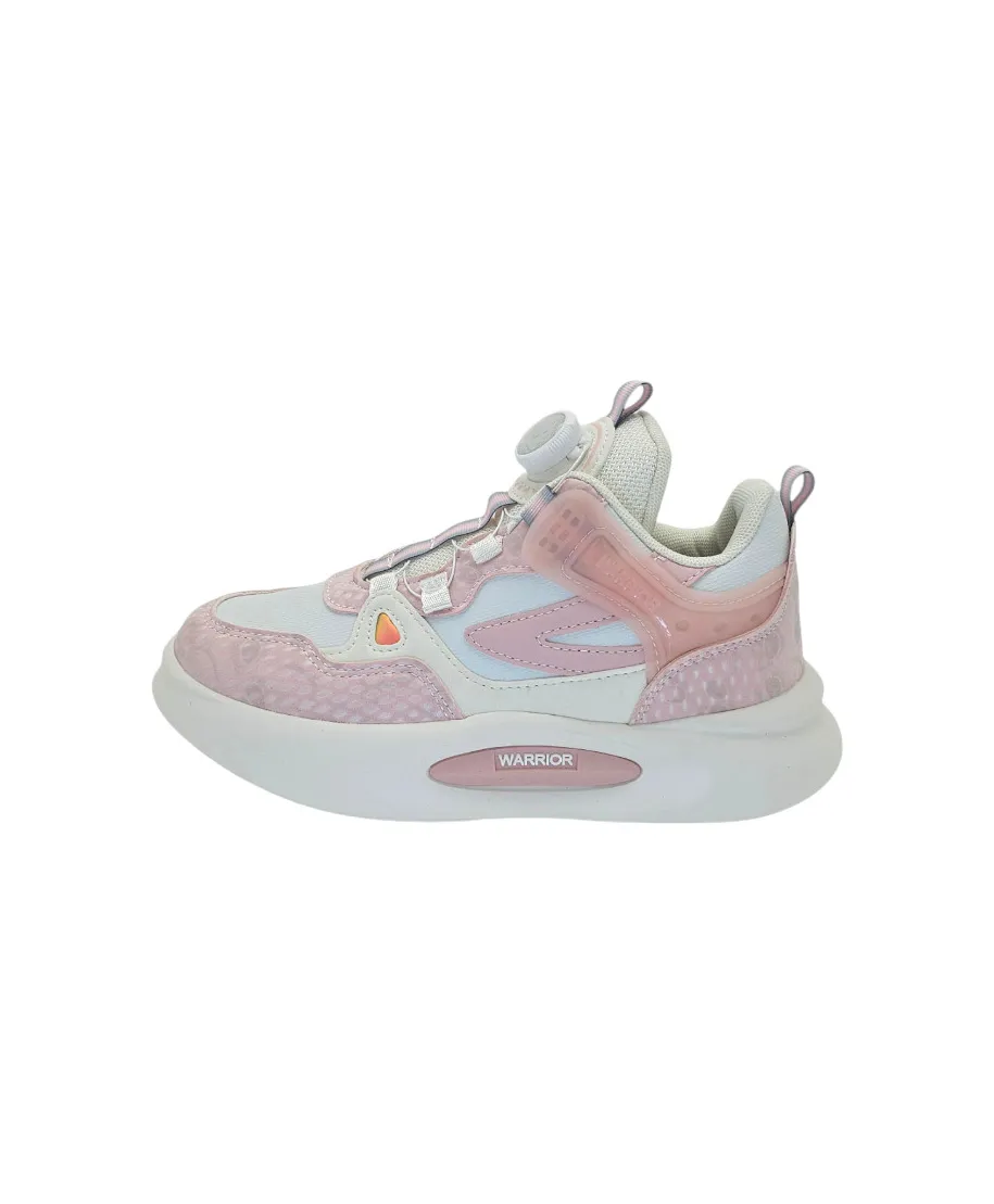 Warrior Pink and White Sneakers