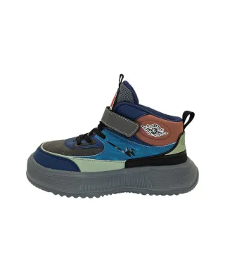 Buty Warrior - Sneakers Szary na Rzep