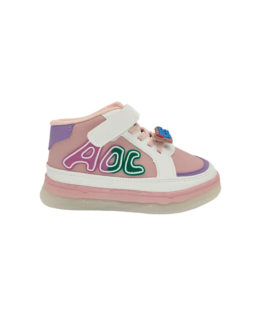 Mini ABC shoes - Pink LED