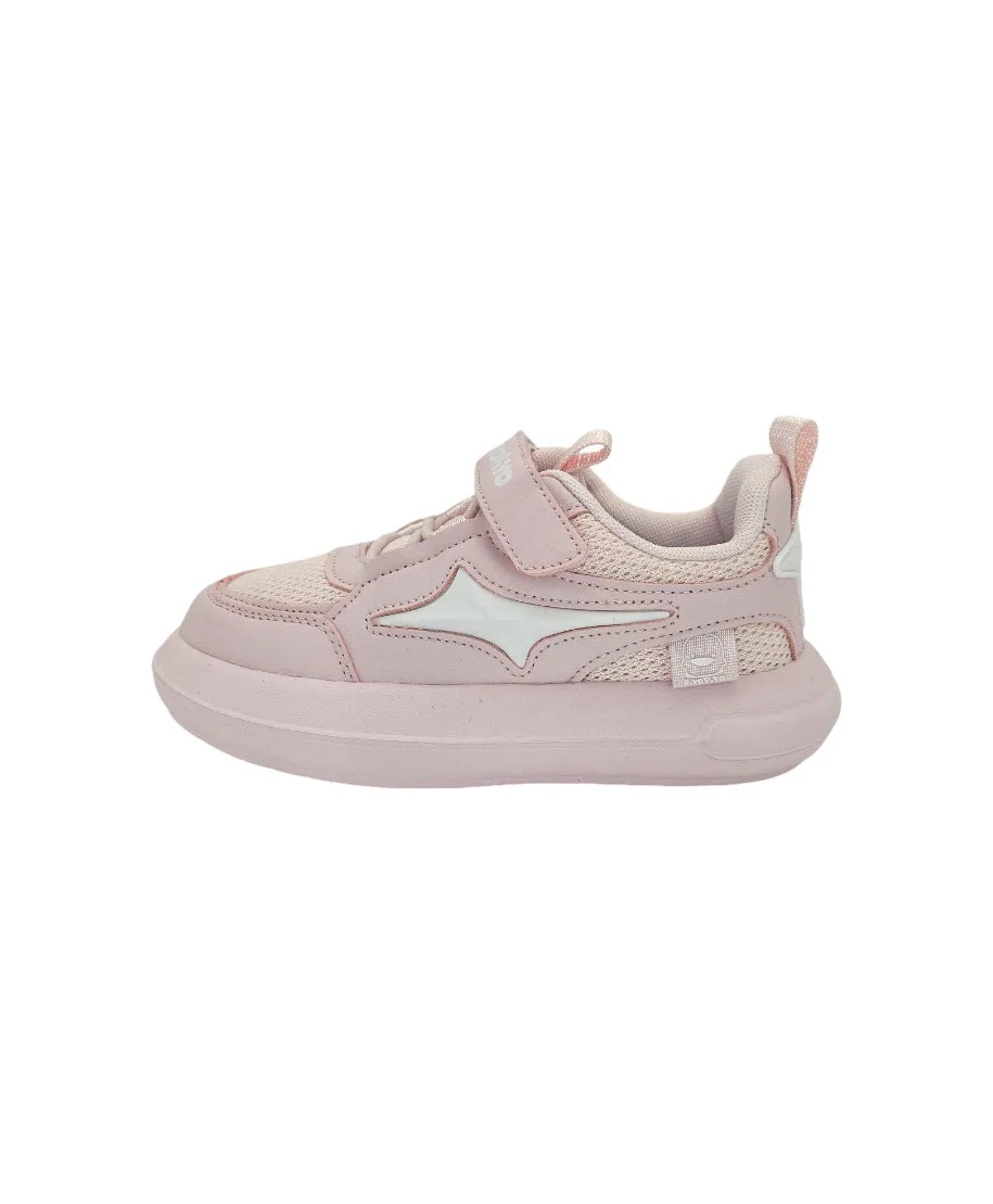 PiyoPiyo Shoes - Pink Lace-up Sneakers