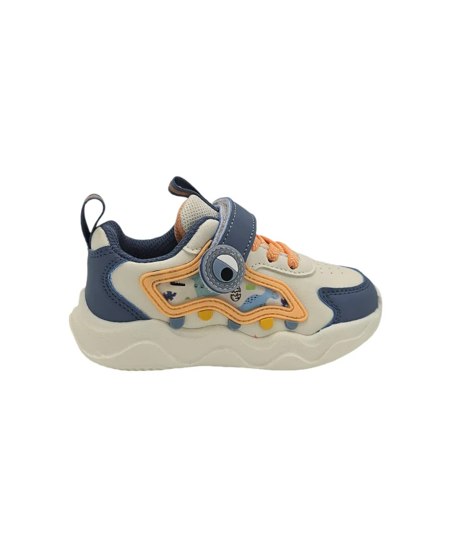 Bobdog House Shoes - Dino Eye Blue