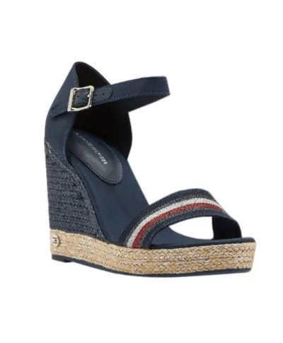 Sandały Tommy Hilfiger Grosgrain High Wedge Sandal W FW0FW0