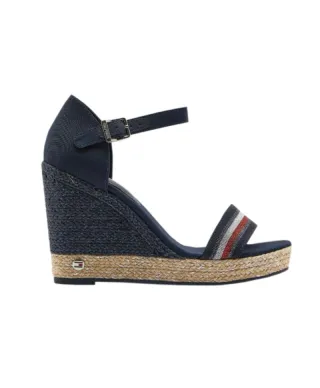 Sandały Tommy Hilfiger Grosgrain High Wedge Sandal W FW0FW0