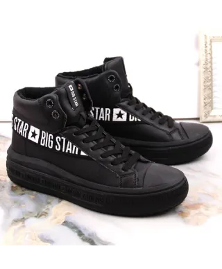 Buty sportowe ocieplane Big Star W INT1901B czarne