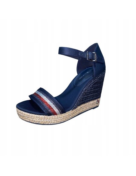 Sandały Tommy Hilfiger Grosgrain High Wedge Sandal W FW0FW05254