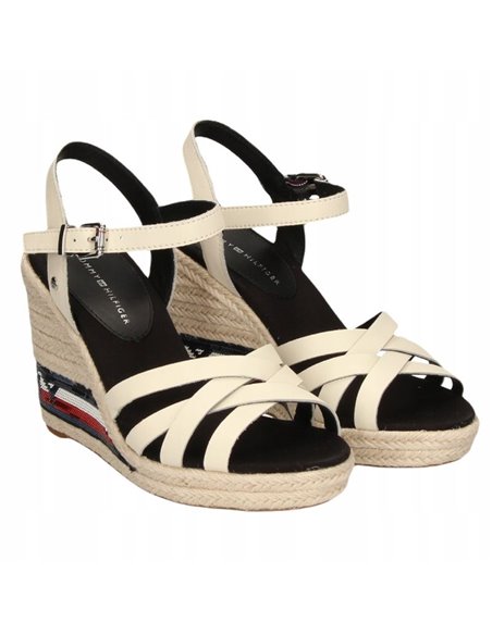 Sandały Tommy Hilfiger W High Wedge FW0FW04843