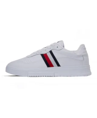 Buty Tommy Hilfiger Supercup Lealther Stripes M FM0FM04824YB