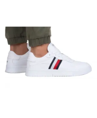 Buty Tommy Hilfiger Supercup Lealther Stripes M FM0FM04824YB