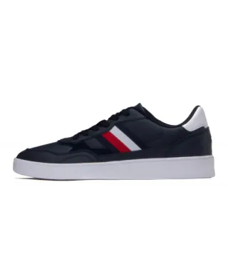 Buty Tommy Hilfiger Court Cupsole Retro Lth Stripes M FM0FM0