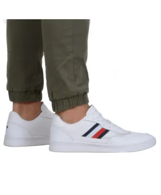 Buty Tommy Hilfiger Court Cupsole Retro Lth Stripes M FM0FM