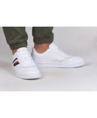 Buty Tommy Hilfiger Court Cupsole Retro Lth Stripes M FM0FM