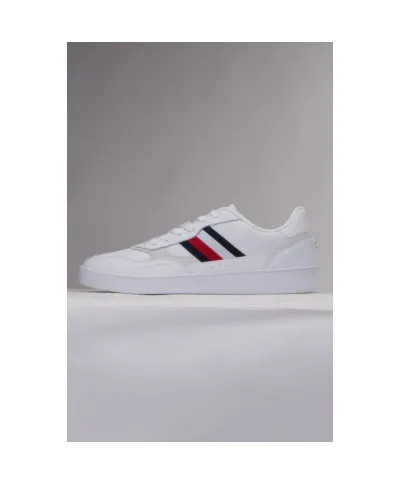 Buty Tommy Hilfiger Court Cupsole Retro Lth Stripes M FM0FM