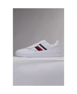 Buty Tommy Hilfiger Court Cupsole Retro Lth Stripes M FM0FM