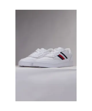 Buty Tommy Hilfiger Court Cupsole Retro Lth Stripes M FM0FM