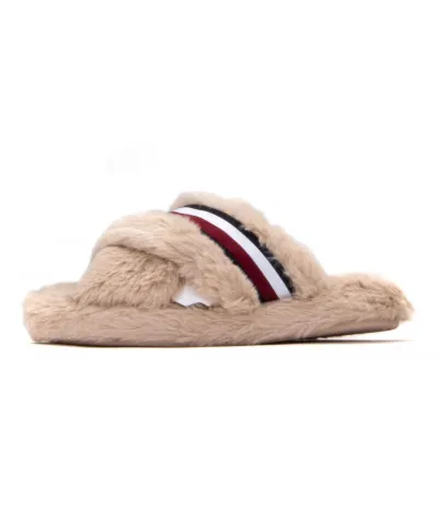 Kapcie Tommy Hilfiger Ful Cross Strap Home Slipper W FW0FW07