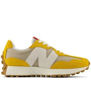 Sneakersy damskie męskie New Balance NB 327 żółte (U327S