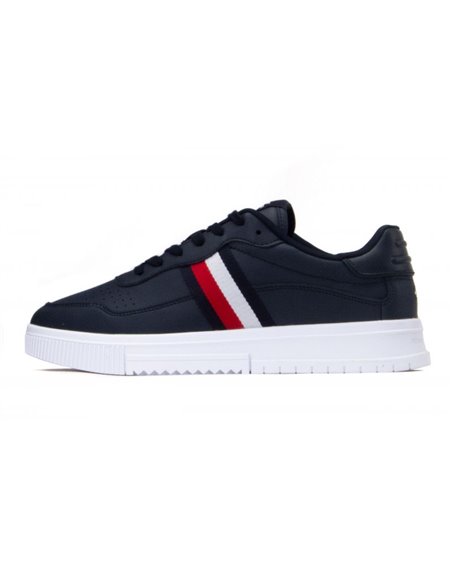 Buty Tommy Hilfiger Supercup Leather Stripes M FM0FM04824 DW5