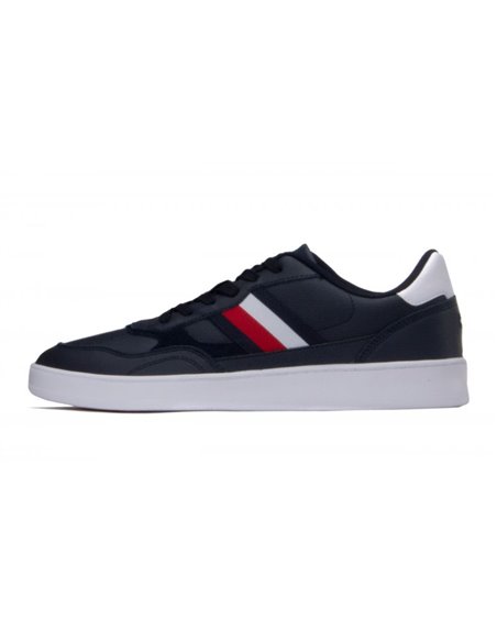 Buty Tommy Hilfiger Court Cupsole Retro Lth Stripes M FM0FM04828 DW5