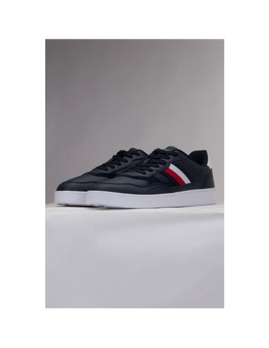 Buty Tommy Hilfiger Court Cupsole Retro Lth Stripes M FM0FM04828 DW5