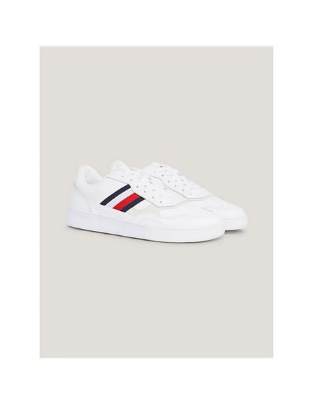 Buty Tommy Hilfiger Court Cupsole Retro Lth  Stripes M FM0FM04828YBS