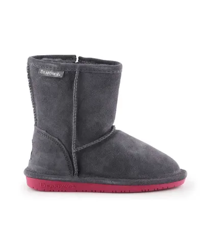 Buty zimowe BearPaw Emma Toddler Zipper Jr 608TZ-903 Charcoa