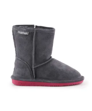 Buty zimowe BearPaw Emma Toddler Zipper Jr 608TZ-903 Charcoa