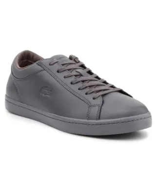 Buty Lacoste Straightset 4 Srm Gry Leather M 30SRM4015