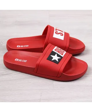 Rubber beach slippers Big Star W DD274A267 red